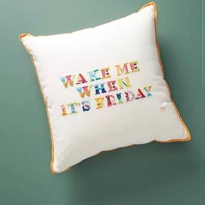 Anthropologie throw pillow